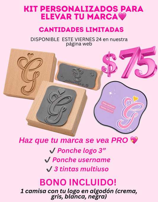 KIT PERSONALIZADO PARA ELEVAR TU MARCA ✨