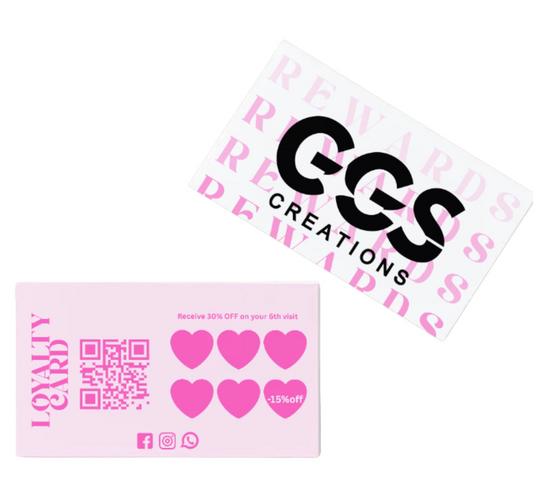 TARJETAS DE LEALTAD